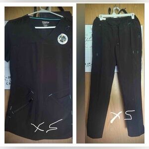 Brand new scrub set top and bottom size XS